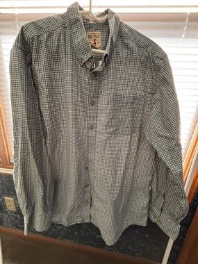 RedHead Green Plaid Long-Sleeve Button-Down Shirt